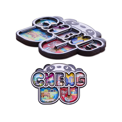 Shape Chinese style tourist gifts souvenir magnet 3d custom fridge magnet factory made by machine